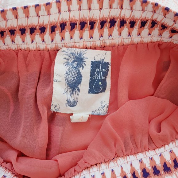 Anthropologie Edme & Esyllte 100% silk skirt - Picture 6 of 6